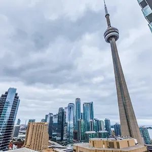  Apartamento Chol Furnished Heart Of Downtown Toronto, 2 Beds, Free Parking, Cn Tower View Canadá